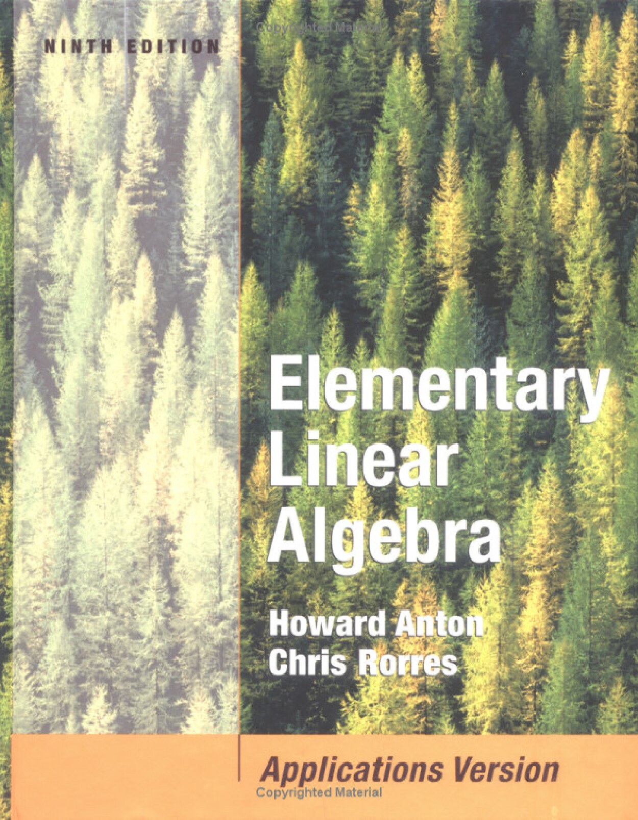 Elementary Linear Algebra with Applications 9 edition