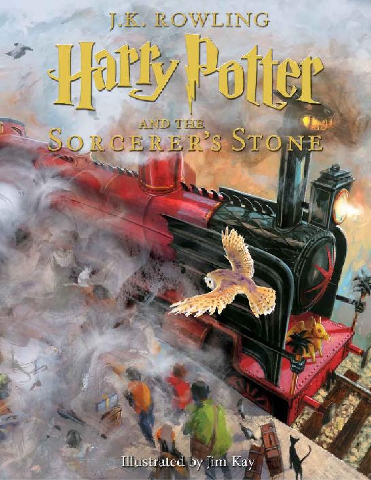 Harry Potter and the Sorcerer's Stone: Illustrated [Kindle in Motion] (Illustrated Harry Potter)