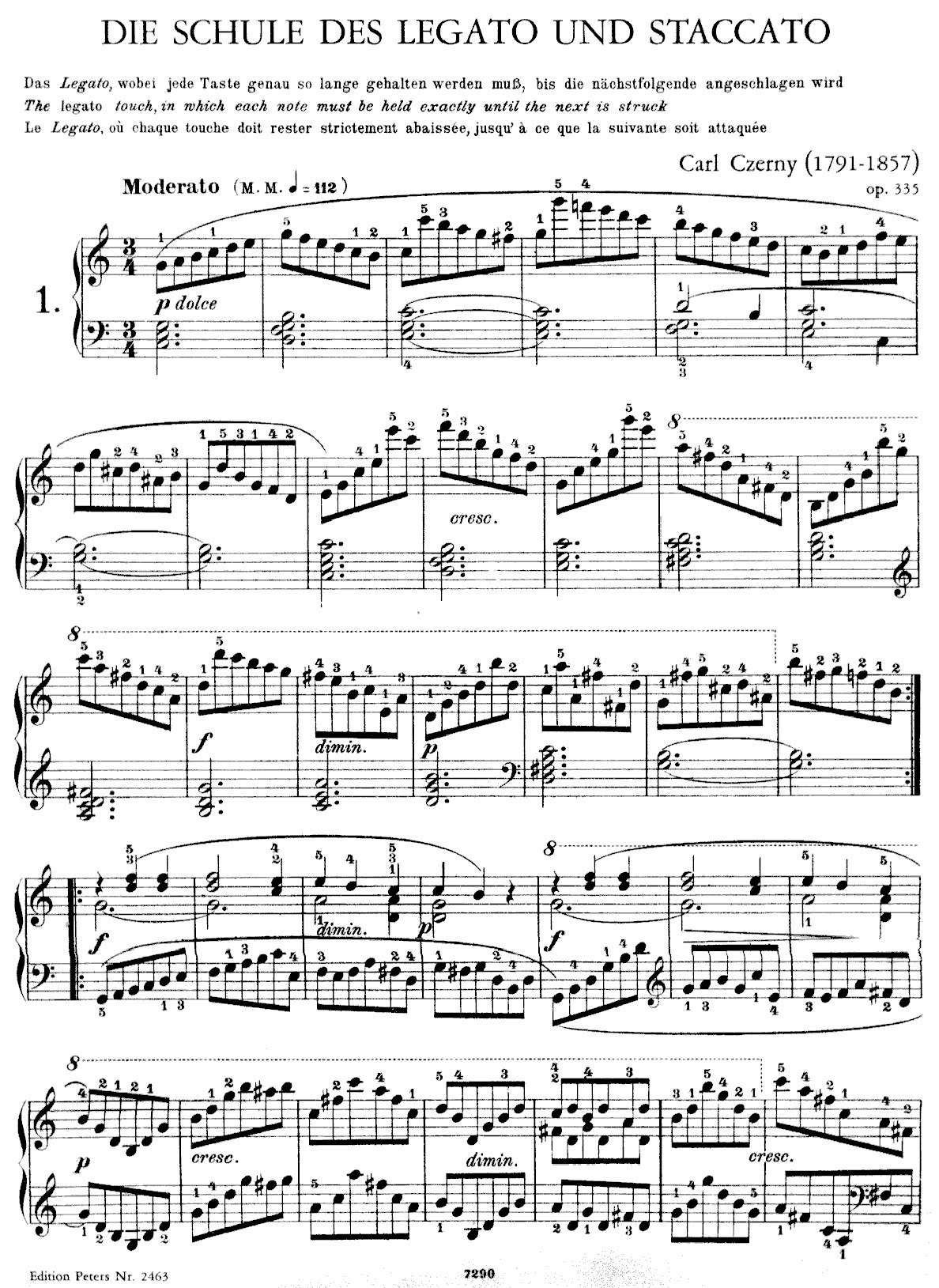 Ganzseitiger Faxausdruck