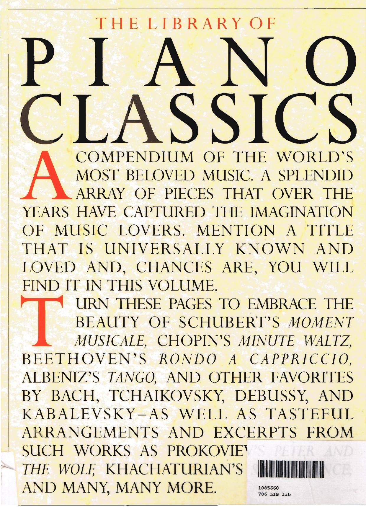 The Library of Piano Classics (Music Sales) (Z-Library)