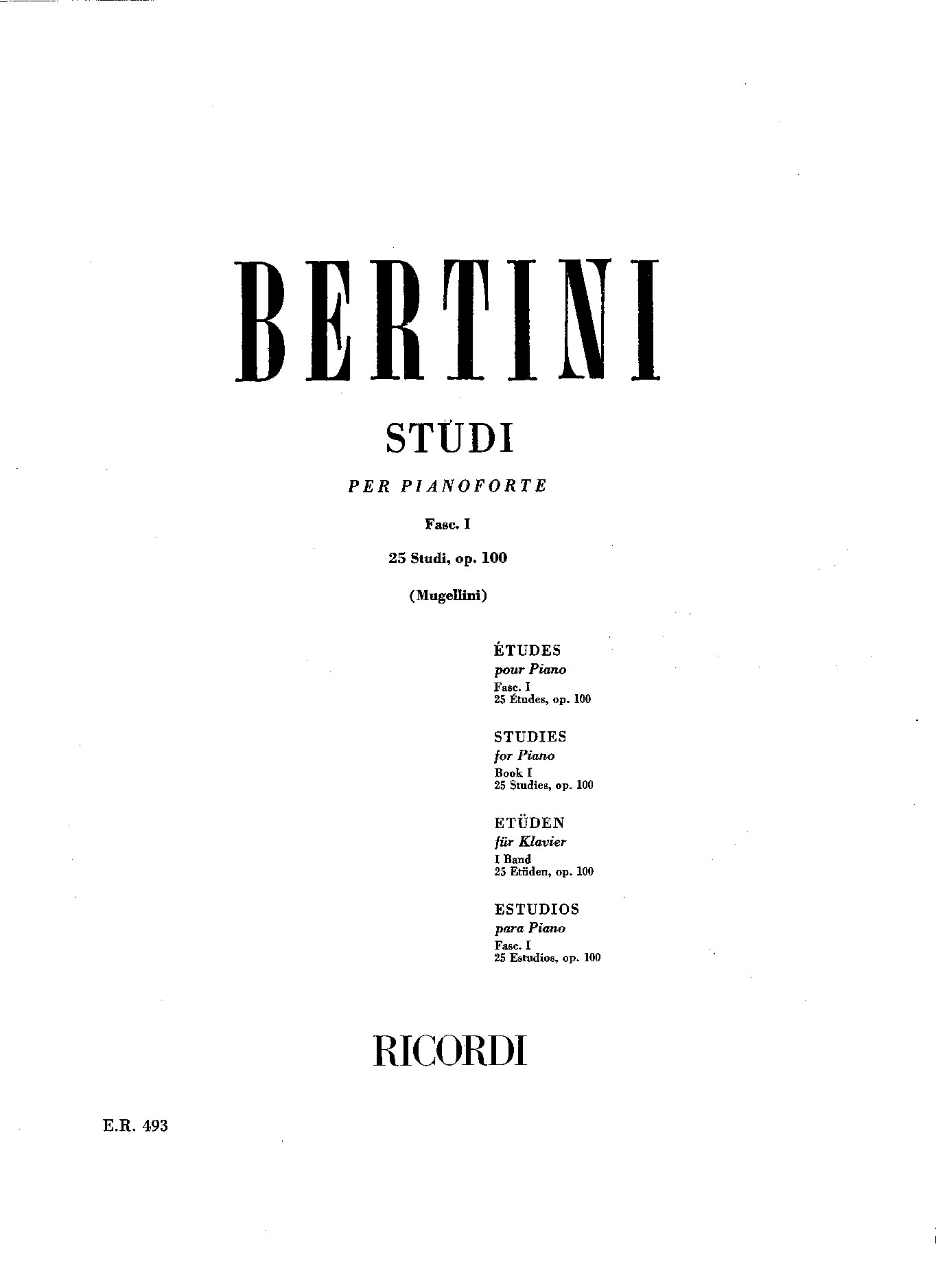 Bertini Study